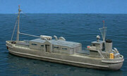 Kriegsmarine Supply/Repair Barge 1:700