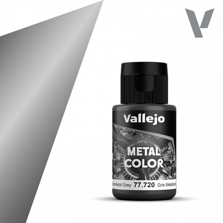 Boxart Gunmetal Grey - new formula  Vallejo Metal Color