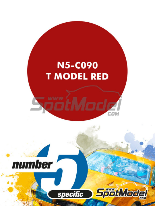 Boxart T Model Red  Number Five