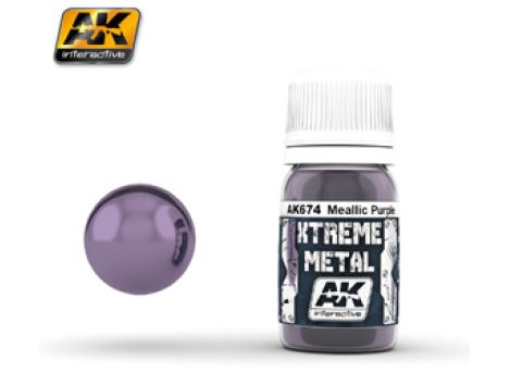 Boxart Xtreme Metal Metallic Purple AK 674 AK Interactive