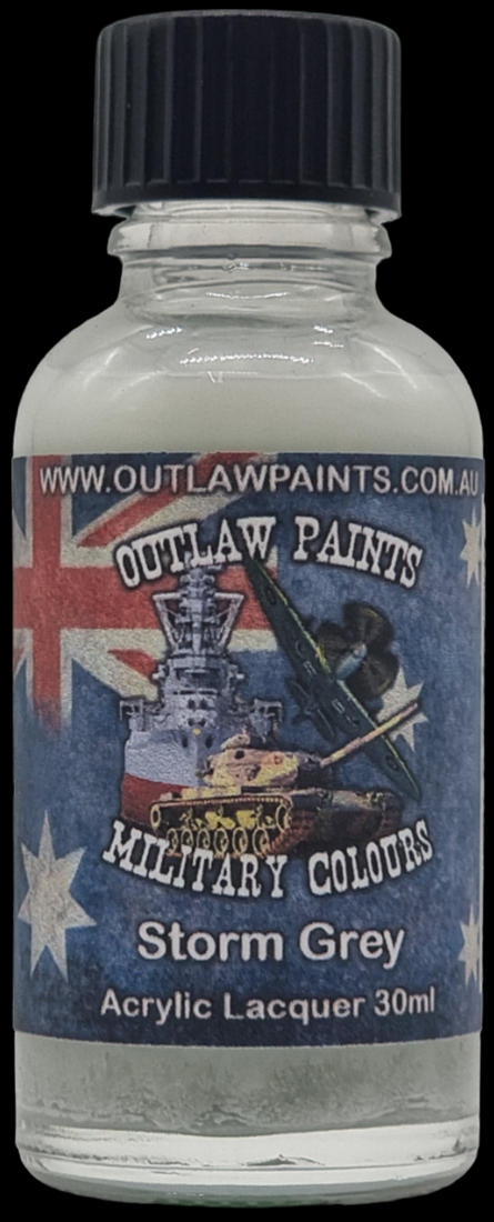 Boxart Australian Military Colour - Storm Grey OP136MIL Outlaw Paints