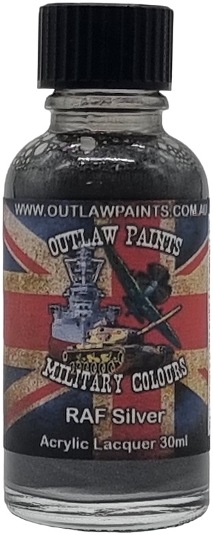 Boxart British Military Colour - RAF Silver OP102MIL Outlaw Paints