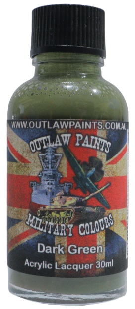 Boxart British Military Colour - Dark Green OP152MIL Outlaw Paints