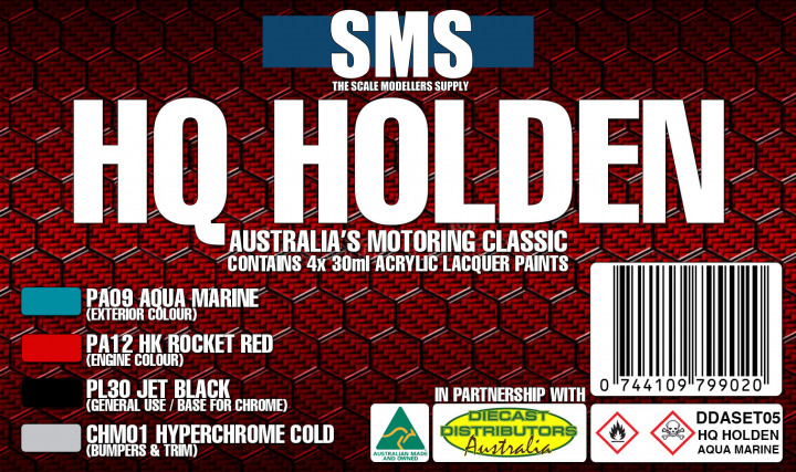 Boxart Holden HQ Colour Set #5 - Aqua Marine  SMS