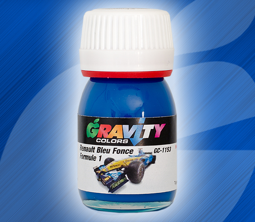 Boxart Renault Bleu Fonce Formule 1  Gravity Colors