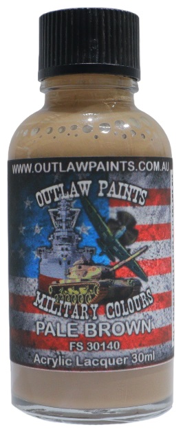 Boxart US Military Colour - Pale Brown FS30140 OP180MIL Outlaw Paints