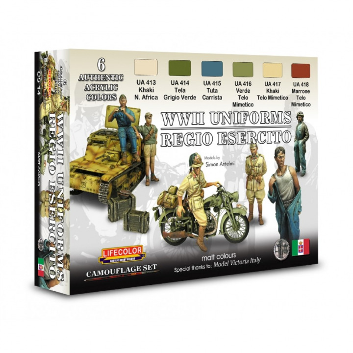 Boxart WWII Uniforms Regio Esercito  Lifecolor