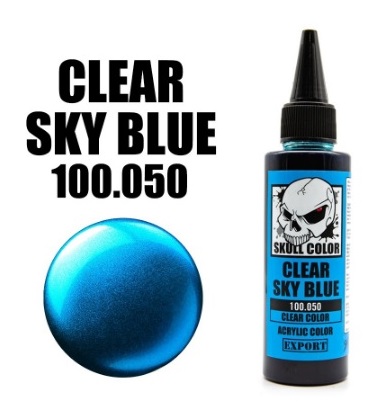 Boxart Clear Sky Blue 050 Skull Color Clear