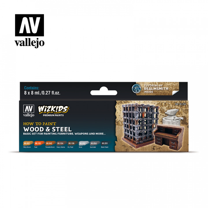 Boxart Wood & Steel 80.256 Vallejo 