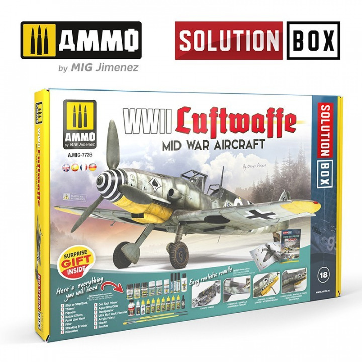 Boxart SOLUTION BOX 18 - WWII Luftwaffe Mid War Aircraft A.MIG-7726 Ammo by Mig Jimenez