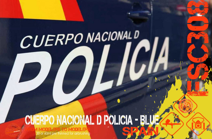 Boxart National Police Department Spain - Blue  Fire Scale Colors