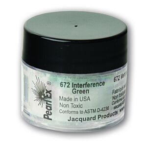 Boxart Interference Green JPXU672 Pearl Ex Powdered Pigments