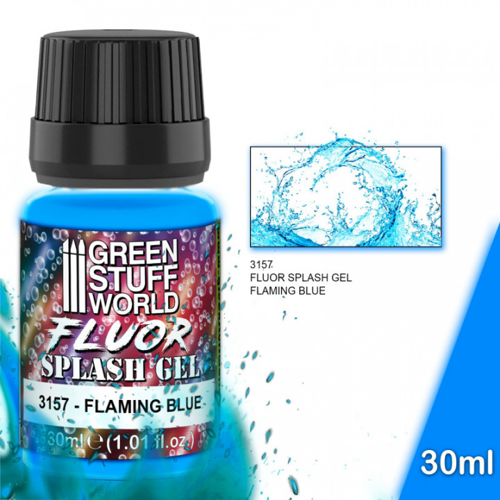 Boxart Splash Gel Flaming Blue  Green Stuff World