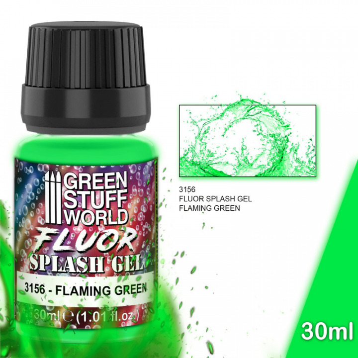 Boxart Splash Gel Flaming Green  Green Stuff World