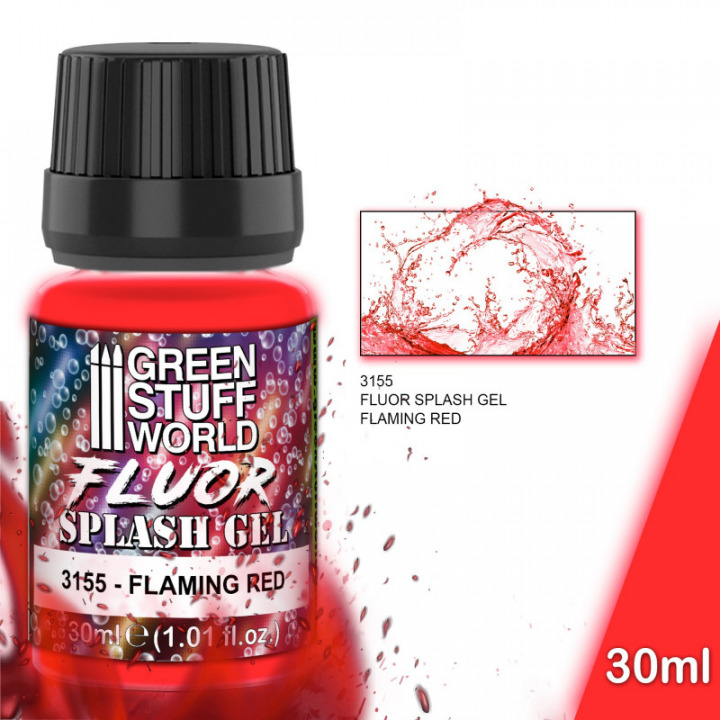 Boxart Splash Gel Flaming Red  Green Stuff World