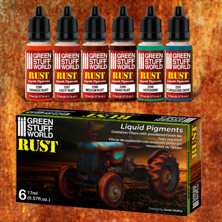 Boxart Liquid Pigments Rust 10126 Green Stuff World