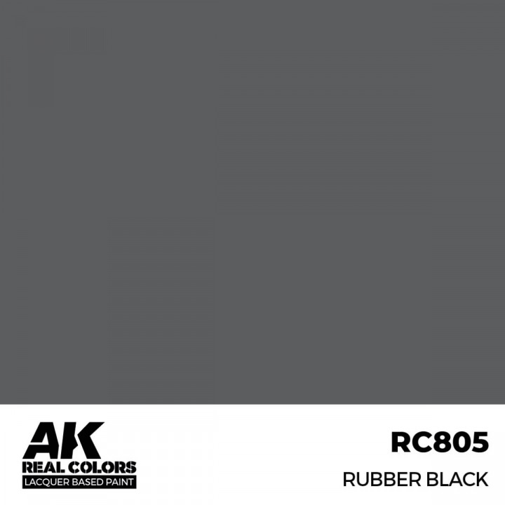 Boxart Rubber Black  AK Real Colors