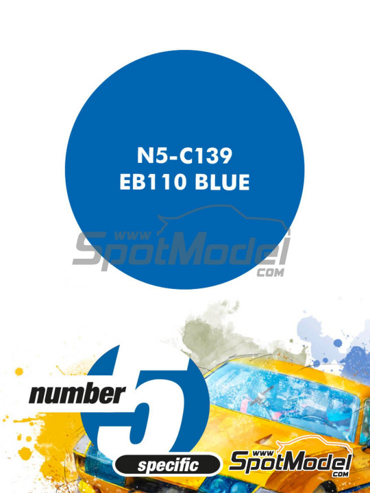 Boxart EB110 Blue  Number Five