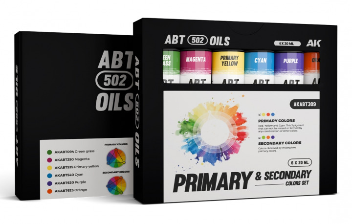 Boxart Primary & Secondary Colors set  ABT 502 OILS