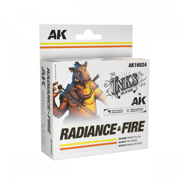 Boxart Radiance & Fire AK16024 The Inks