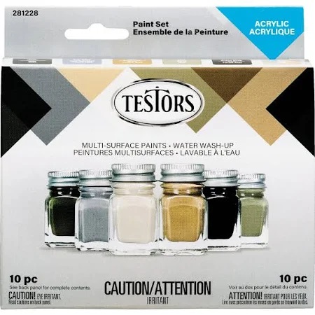 Boxart Acrylic Paint Set  Testors