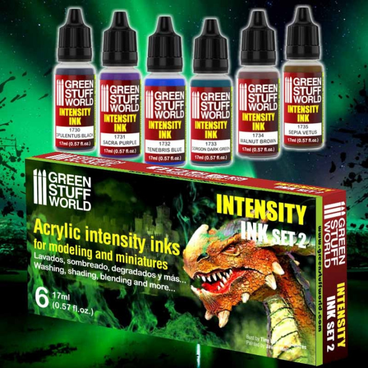 Boxart Intensity Inks Set 2 8436554368518ES Green Stuff World