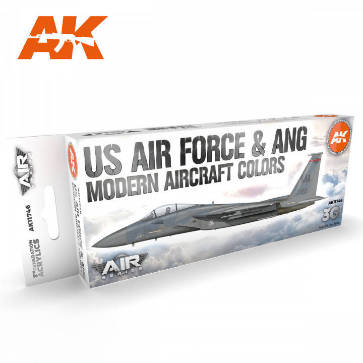 Boxart US Air Force & ANG Modern Aircraft Colors AK11746 AK 3rd Generation - Air