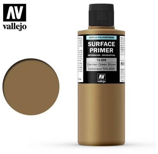 Boxart German Green Brown - RAL 8000 74.606 Vallejo Surface Primer