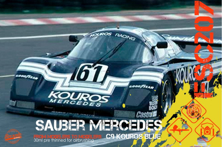 Boxart Kouros Blue Sauber C9  Fire Scale Colors