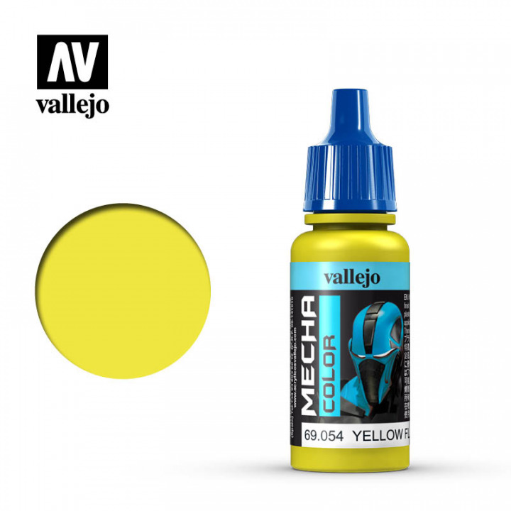 Boxart Yellow Fluorescent 69.054 Vallejo Mecha Colors