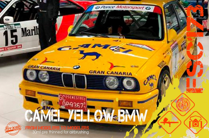 Boxart Camel Yellow BMW  Fire Scale Colors