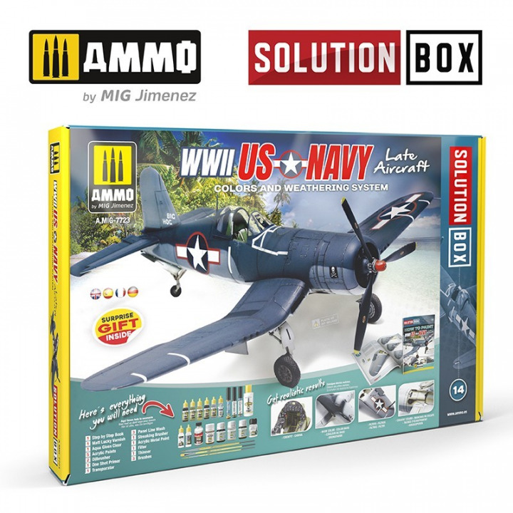 Boxart SOLUTION BOX 14 - US Navy WWII Late A.MIG-7723 Ammo by Mig Jimenez