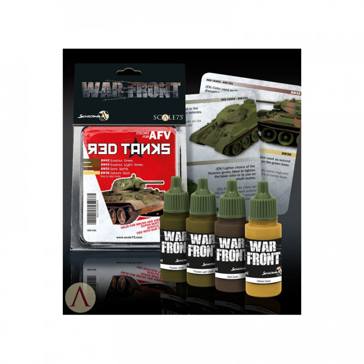 Boxart Red Tanks Paint Set  Scale75