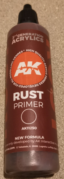 Boxart AK Rust Primer AK11250 AK 3rd Generation