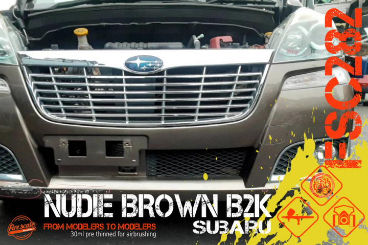 Boxart B2K Nudie Brown Subaru  Fire Scale Colors