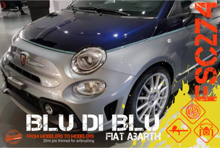 Boxart BLU DI BLU Fiat Abarth  Fire Scale Colors