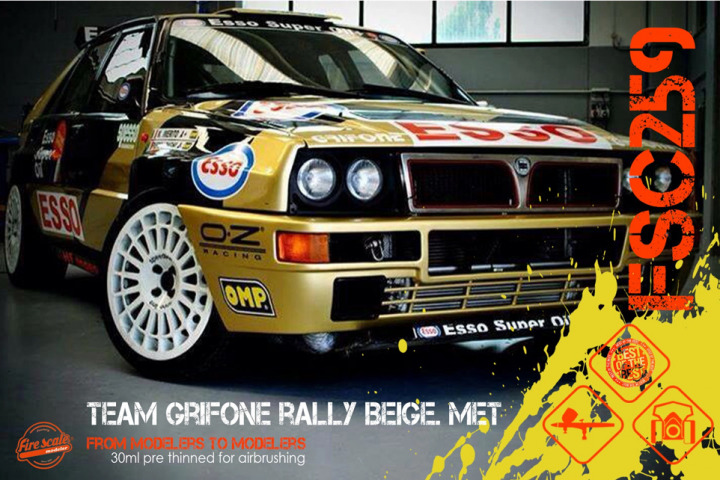 Boxart Team Grifone Rally Beige. Met  Fire Scale Colors